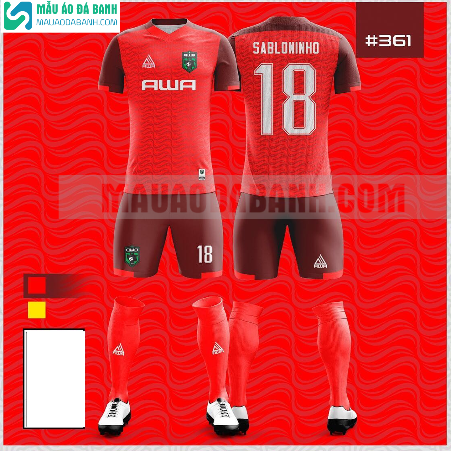 Mẫu áo bóng đá đẹp 2021 tại huyện đan phượng MADB361