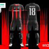 Mẫu áo bóng đá thiết kế chính hãng tại hưng yên MADB104