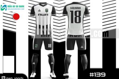 Mẫu áo bóng đá thiết kế trường đại học công đoàn MADB139