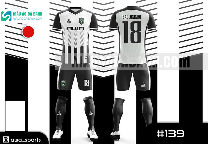 Mẫu áo bóng đá thiết kế trường đại học công đoàn MADB139