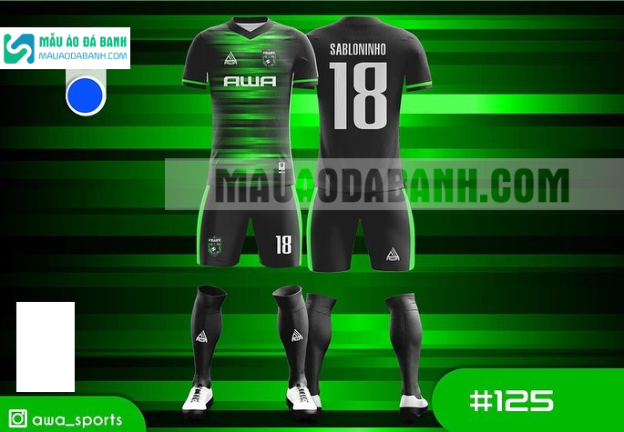 Mẫu áo bóng đá thiết kế trường học viện khoa học quân sự MADB125