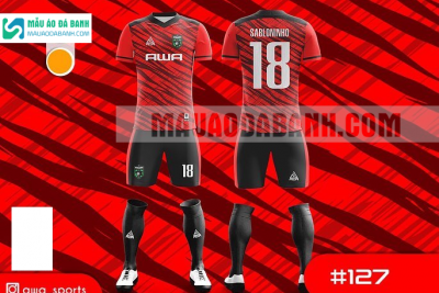 Mẫu áo bóng đá thiết kế trường học viện ngoại giao MADB127